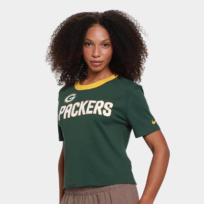 Camiseta Nike NFL Green Bay Packers High Hip Fashion Feminina