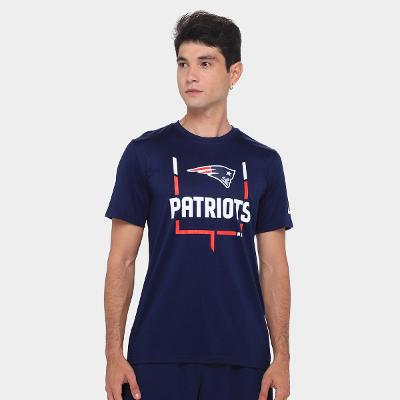 Camiseta Nike NFL New Egland Patriots Legend Goal Post Masculina