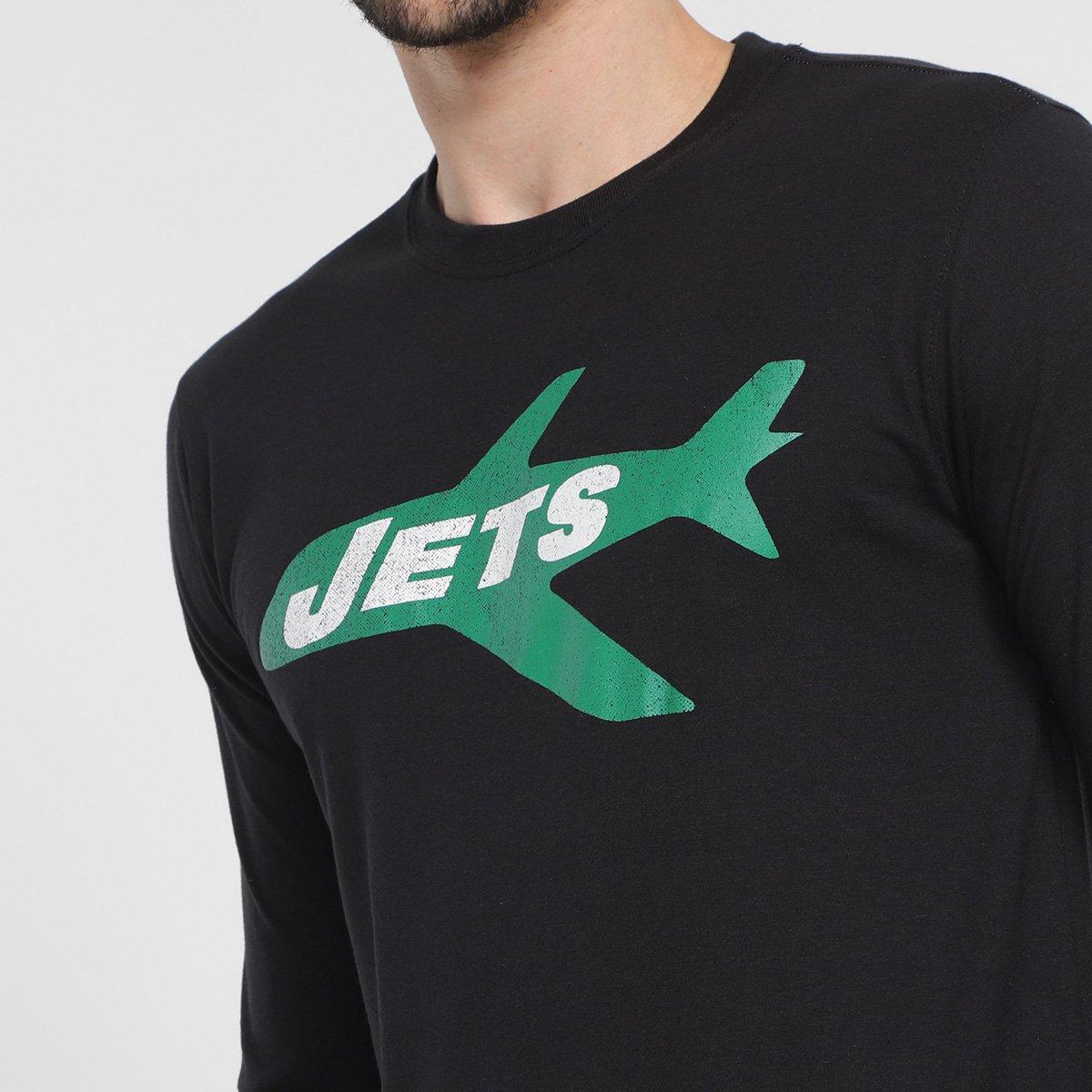 Camiseta Nike NFL New York Jets Fashion Manga Longa Masculina - 3