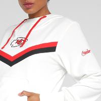 Blusa Moletom NFL Kansas City Chiefs Historic Nike Dri-Fit Com Capuz Feminina - 3