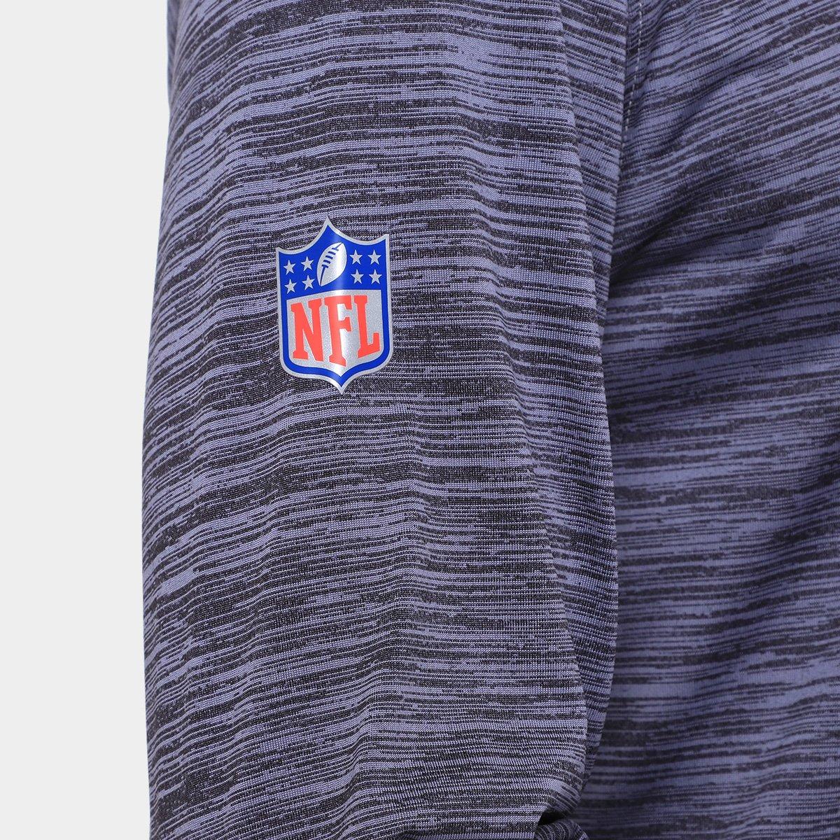 Camiseta Nike Philadelphia Eagles Drop 2 Dri-FIT Team Velocity Manga Longa Masculina - 4