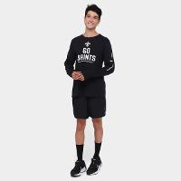 Camiseta Nike NFL New Orleans Saints Team Slogan Manga Longa Masculina - 4