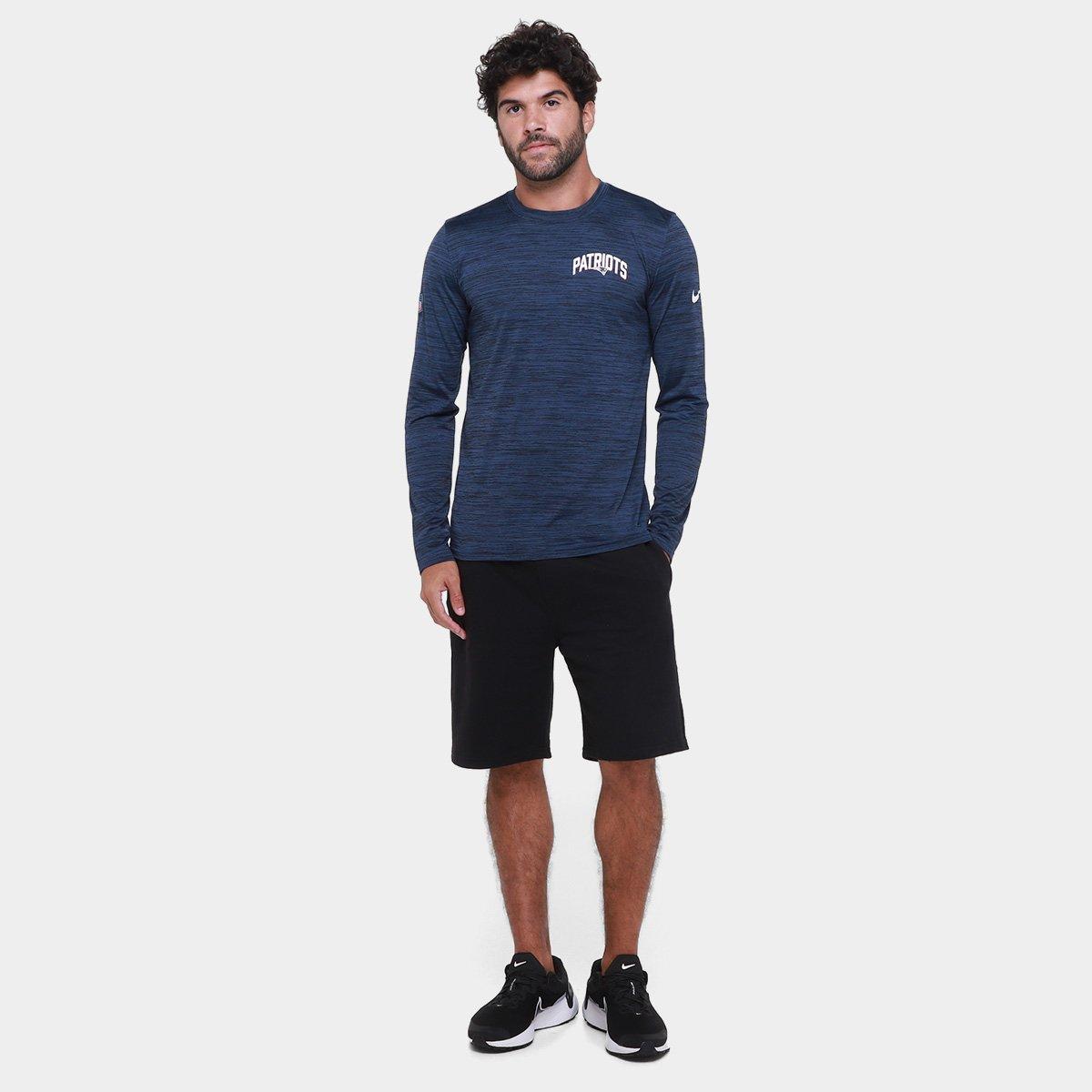 Camiseta Nike New England Patriots Drop 2 Dri-FIT Team Velocity Masculina - 4