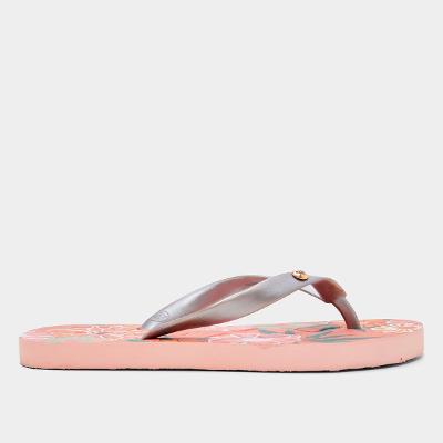 Chinelo Roxy Light Floral Sandals Feminino