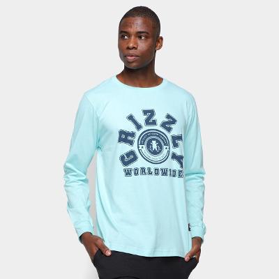 Camiseta Grizzly Homecoming Long Sleeve Manga Longa Masculina