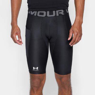 Short de Compressão Under Armour Hg Pocket Long Masculino