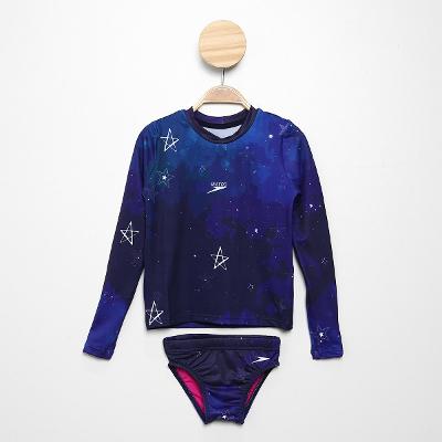 Conjunto Infantil Speedo Pants Galaxy Star Feminino