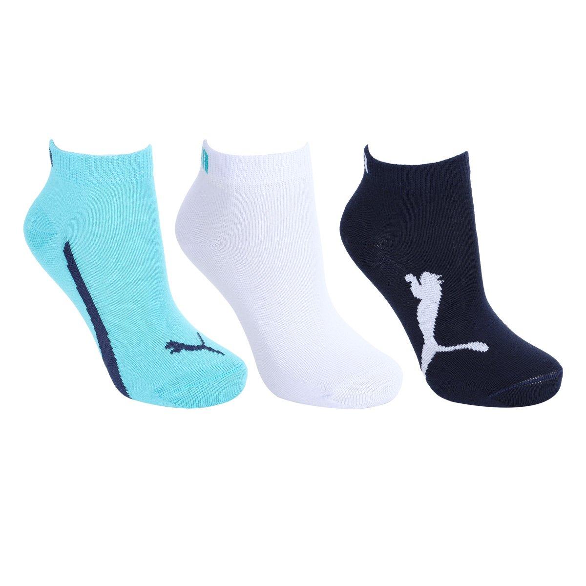 Kit Meia Infantil Puma Cano Curto 3 Pares - 1