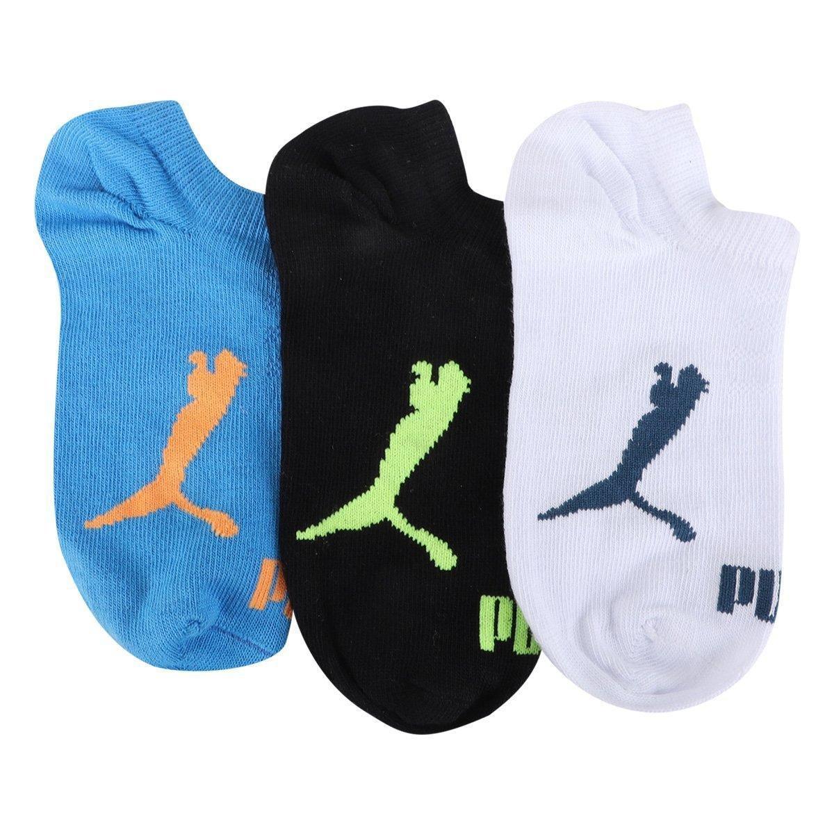 Kit Meia Infantil Puma Sapatilha 3 Pares - 5
