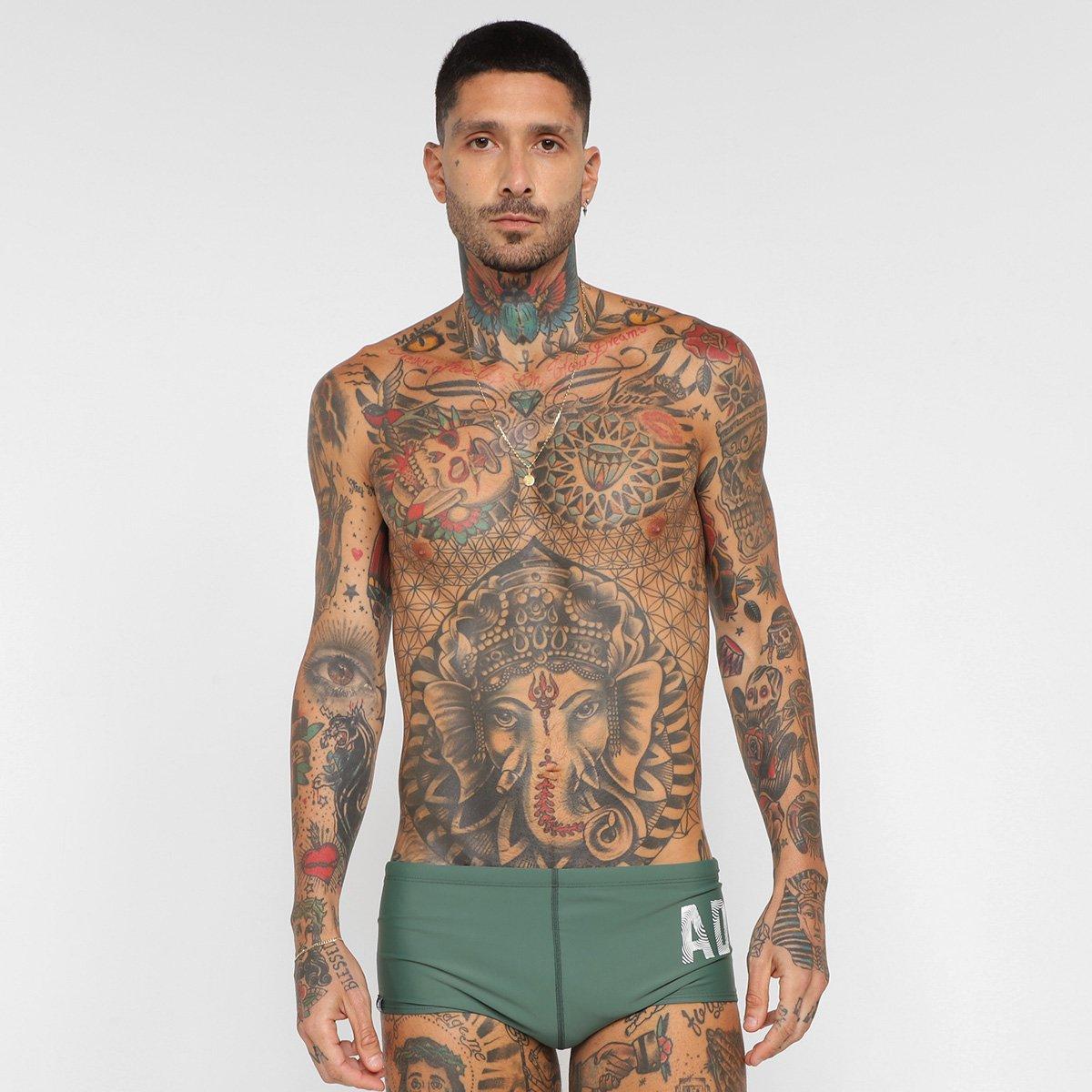 Sunga Adidas Lineage Larga Masculina - 1