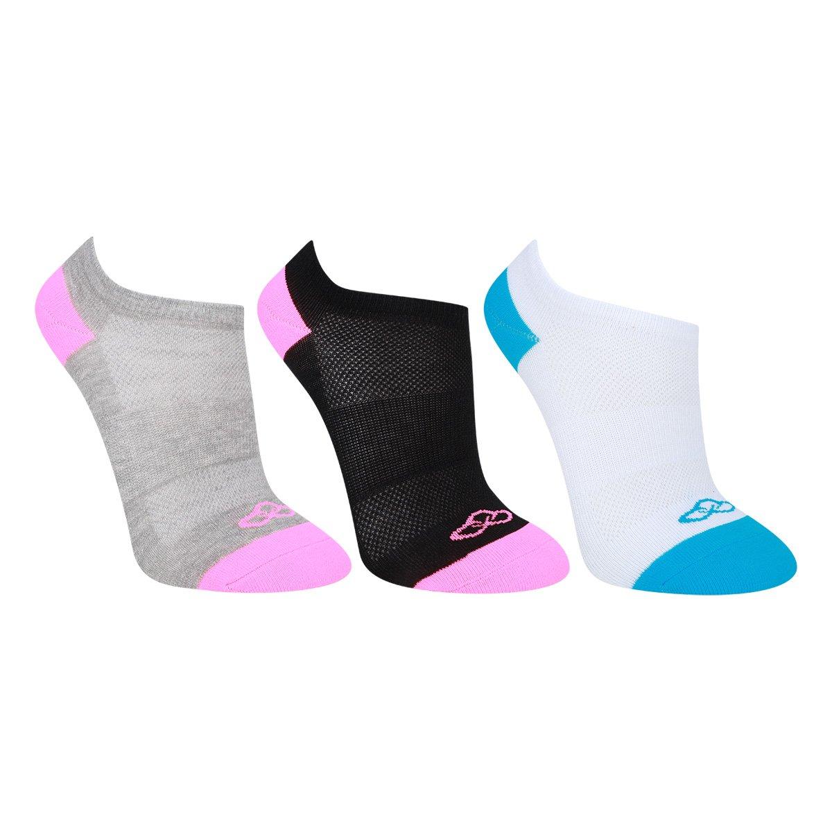 Kit Meia Olympikus Treino In c/ 3 Pares Feminina - 1