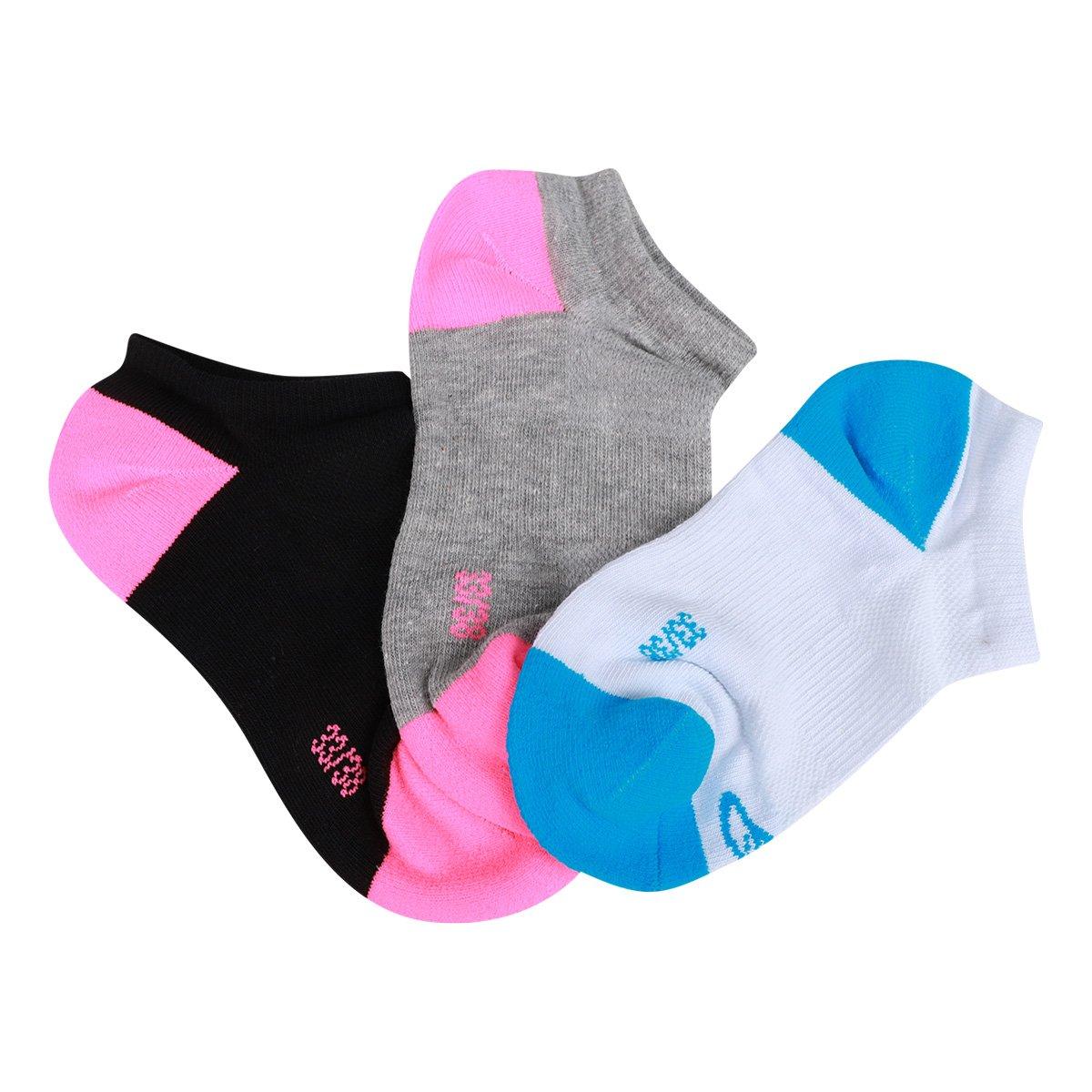 Kit Meia Olympikus Treino In c/ 3 Pares Feminina - 5