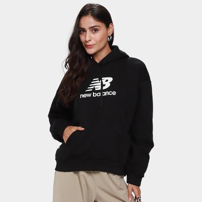 Blusa Moletom New Balance Essentials Basic c/ Capuz Feminina
