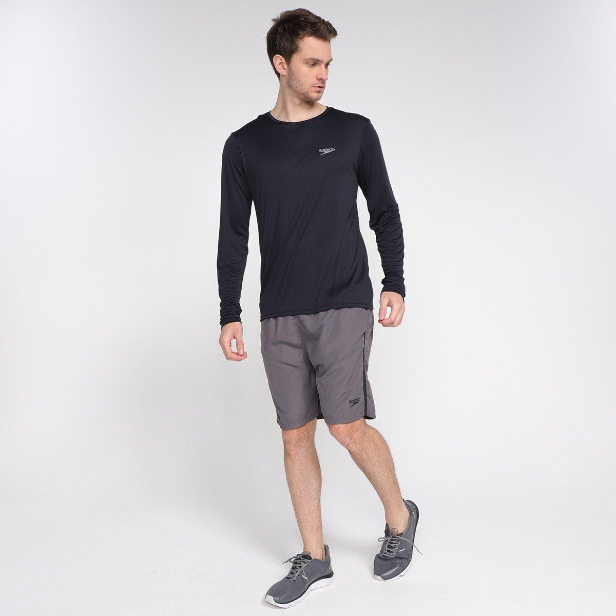 Camiseta Manga Longa Speedo UV50 Masculina - 3