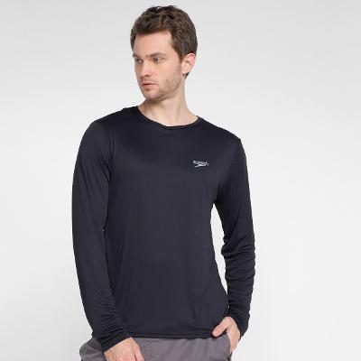 Camiseta Manga Longa Speedo UV50 Masculina
