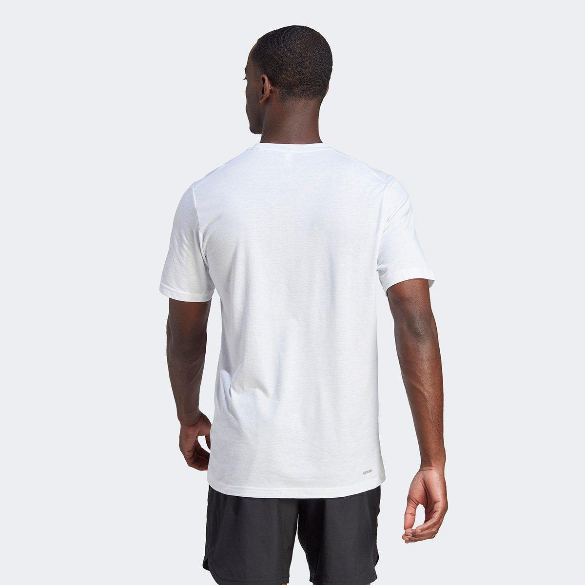 Camiseta Adidas Training Essentials Logo Masculina - 2