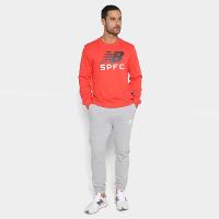 Blusa Moletom São Paulo New Balance Manga Longa Masculina - 4