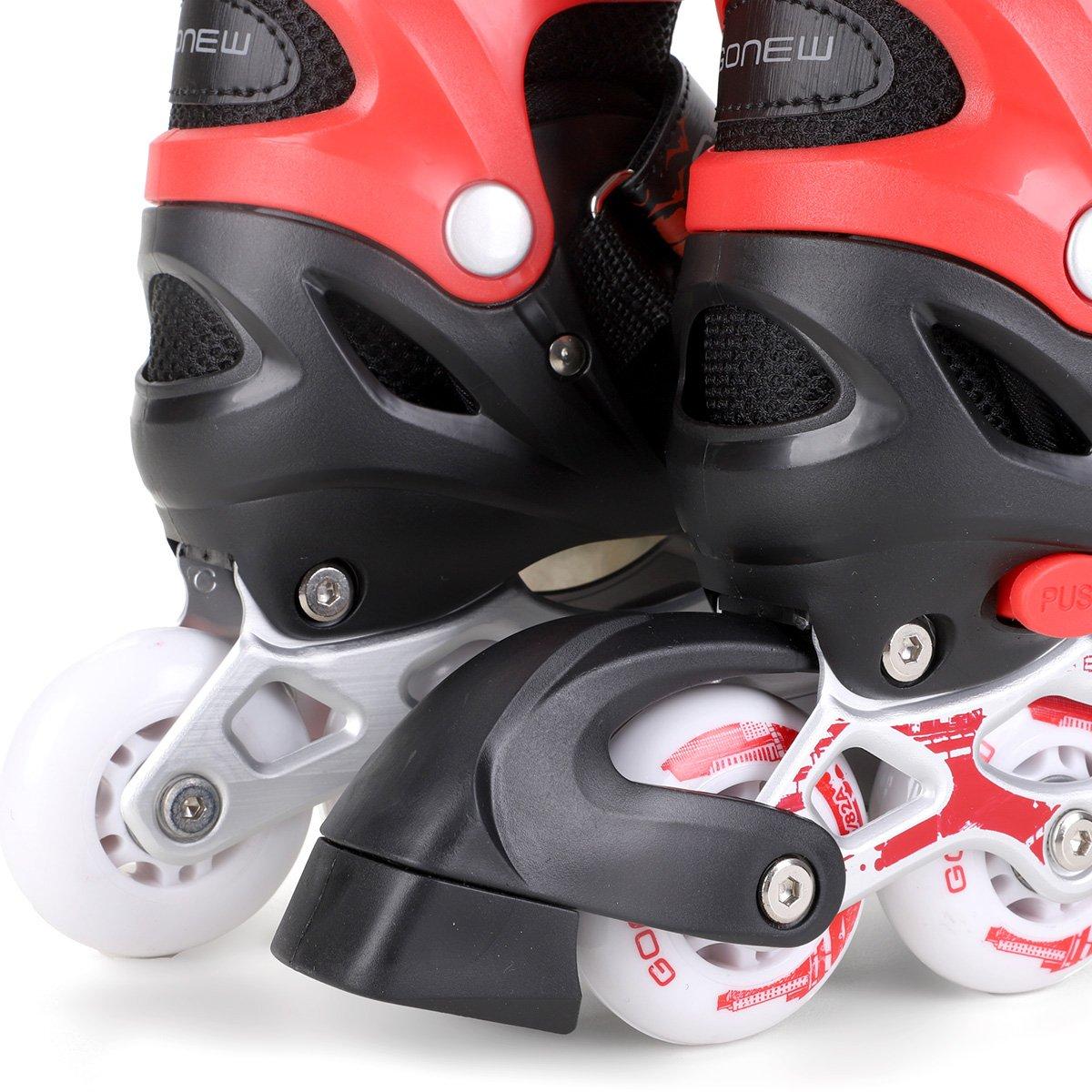 Patins Gonew Fitness Flexx Pró InLine ABEC-9 - 64MM - 7