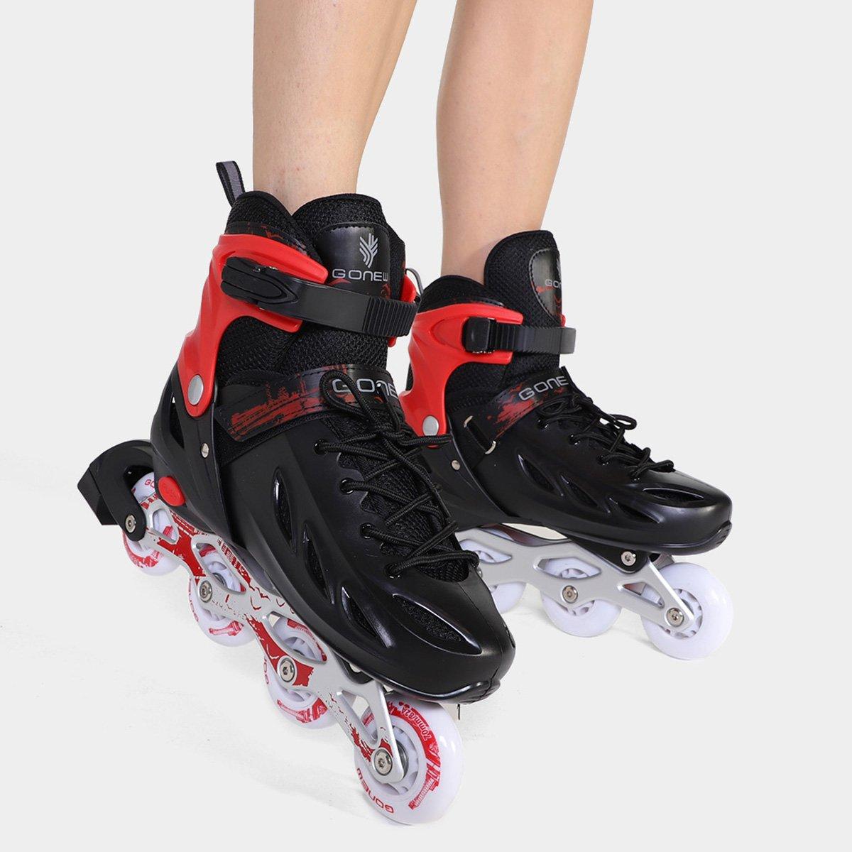 Patins Gonew Fitness Flexx Pró InLine ABEC-9 - 64MM - 3