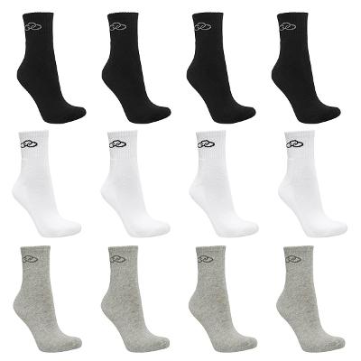 Kit Meia Cano Médio Olympikus 12 Pares Masculina