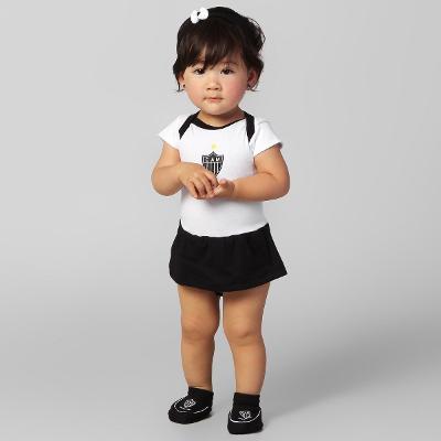 Conjunto Atlético Mineiro Infantil Torcida Baby c/ 3 peças Menina
