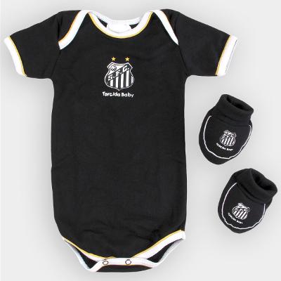 Conjunto Santos Bebê Body + Sapatinho