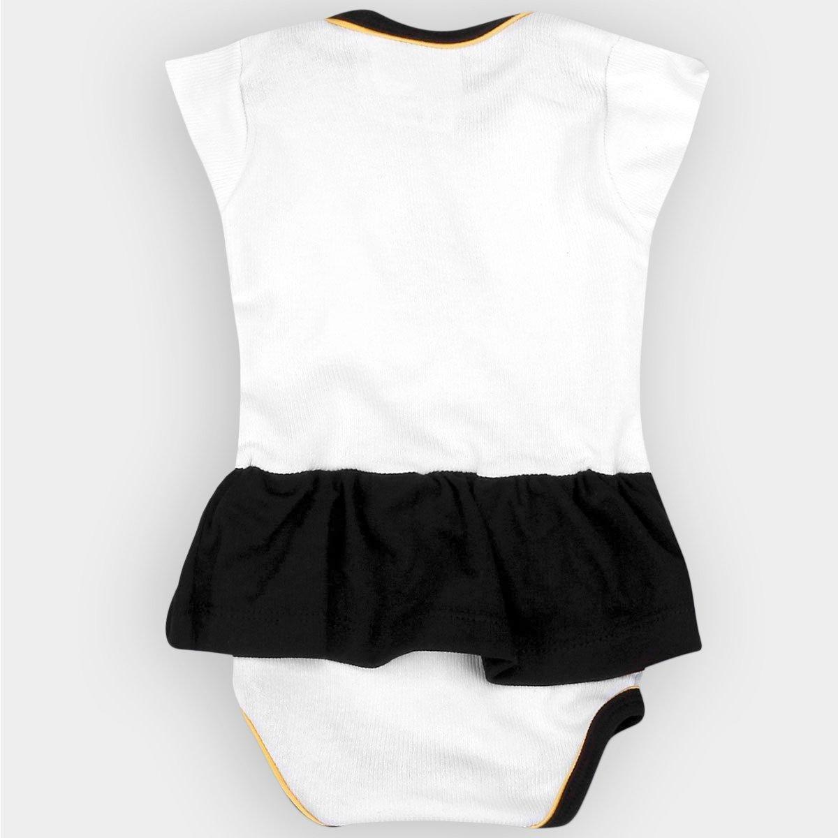 Conjunto Santos Bebê Body + Sapatinho e Laço Menina - 2