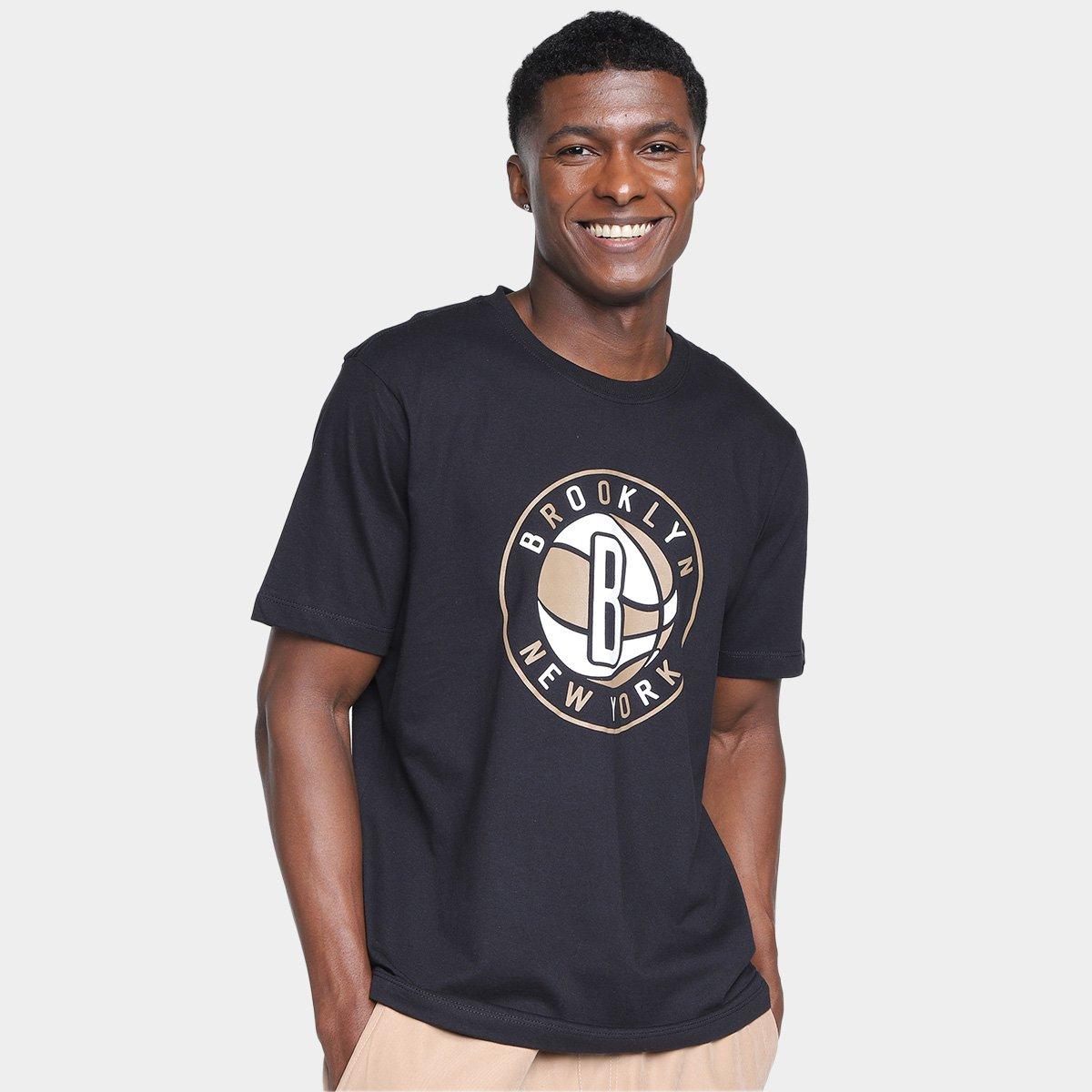 Camiseta New Era Core Brooklyn Nets Masculina - 1