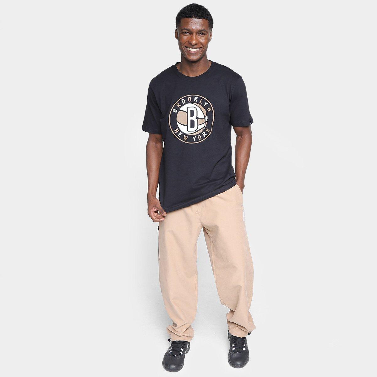 Camiseta New Era Core Brooklyn Nets Masculina - 4