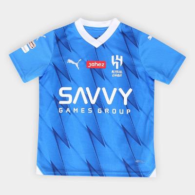 Camisa Ah Hilal Home Infantil 24/25 Puma Neymar Jr 10