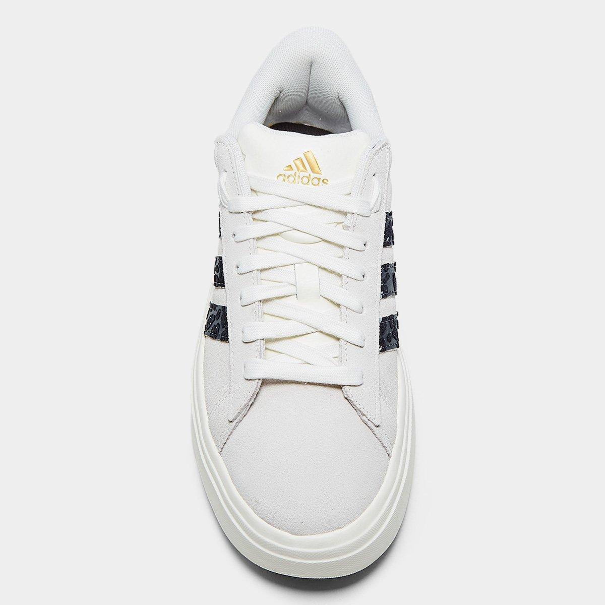 Tênis Adidas Grand Court Platform Suede Feminino - 3