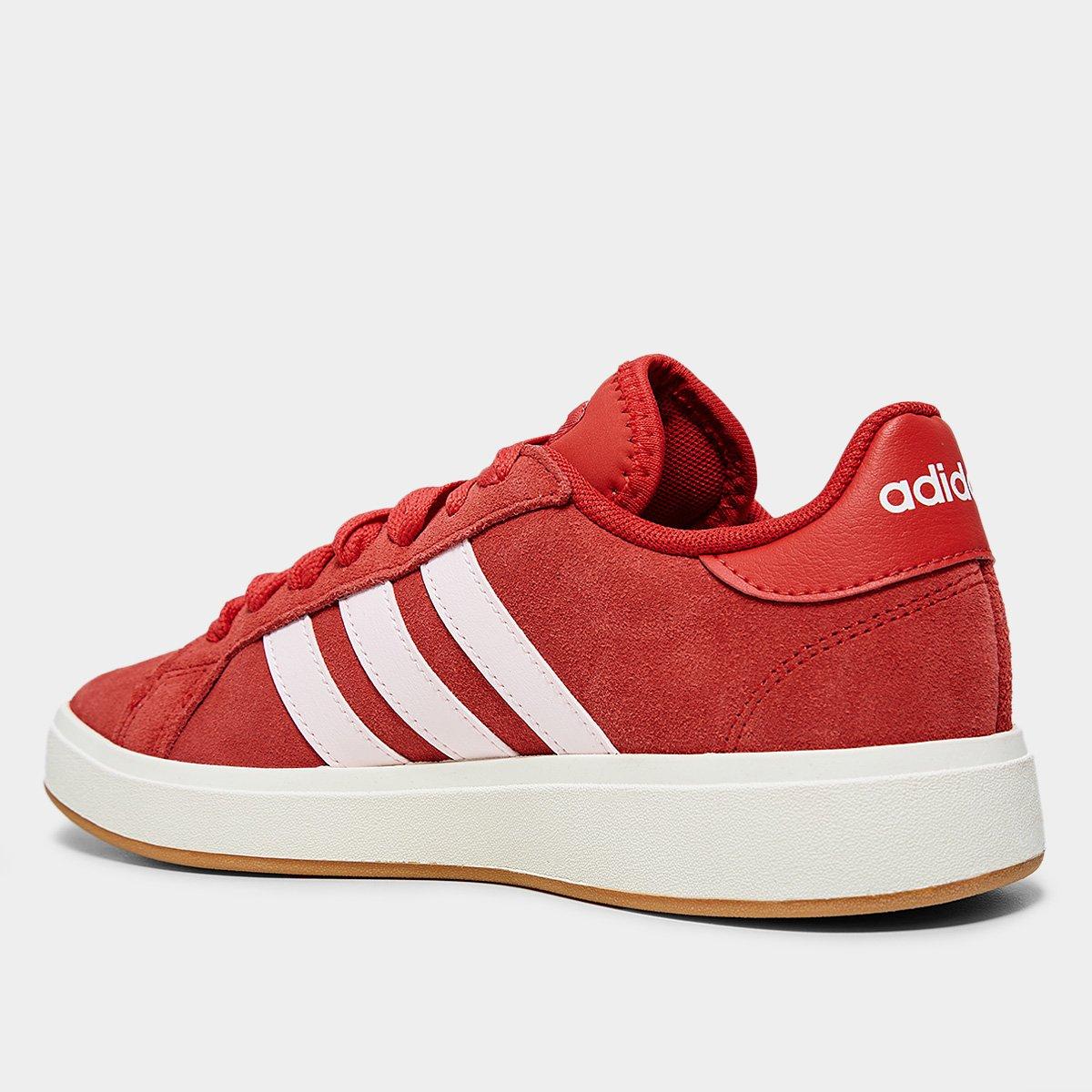 Tênis Adidas Grand Court Base Suede Feminino - 3