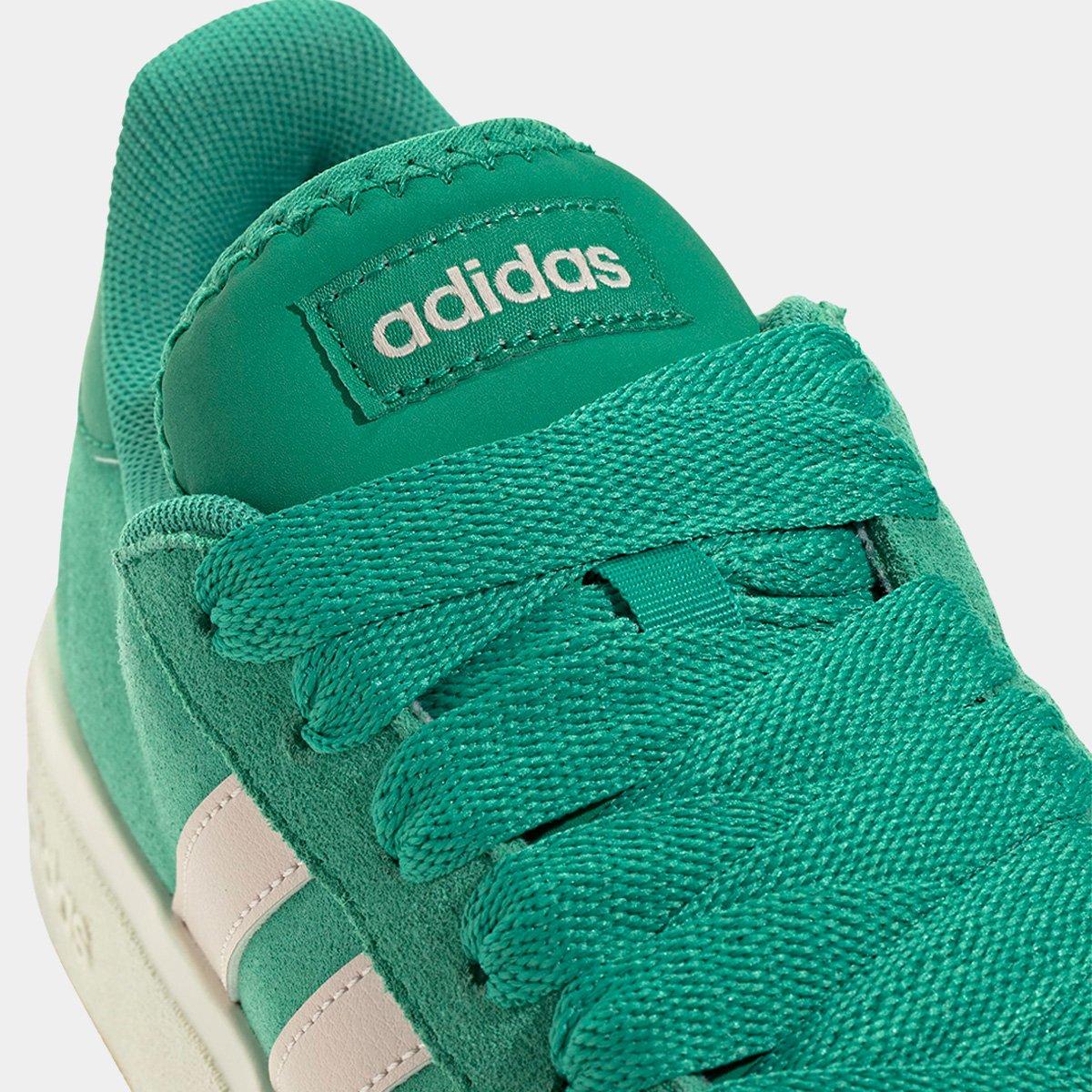 Tênis Adidas Grand Court Base Suede Feminino - 7