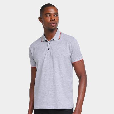 Camisa Polo Ellus Piquet Melange Classic Masculina