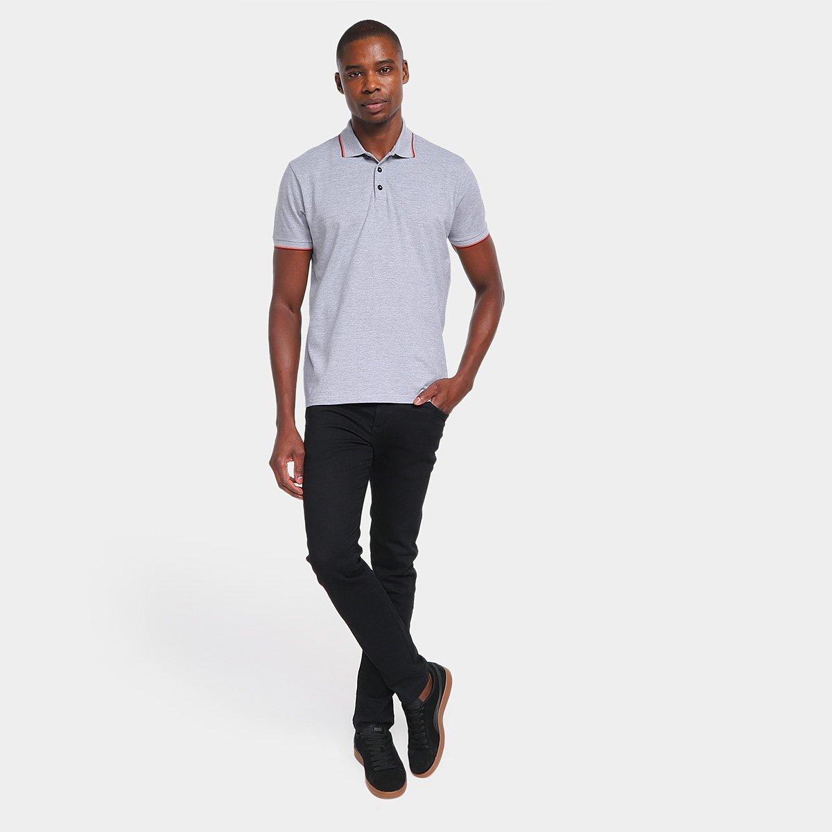 Camisa Polo Ellus Piquet Melange Classic Masculina - 4