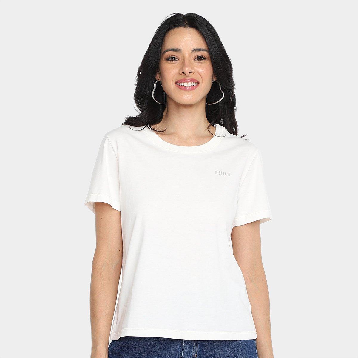 Camiseta Básica Ellus Slim Feminina - 1