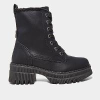 Bota Coturno Mooncity Cano Médio Feminina - 1