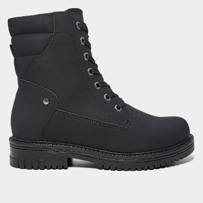Bota Coturno Mooncity Cano Médio Feminina