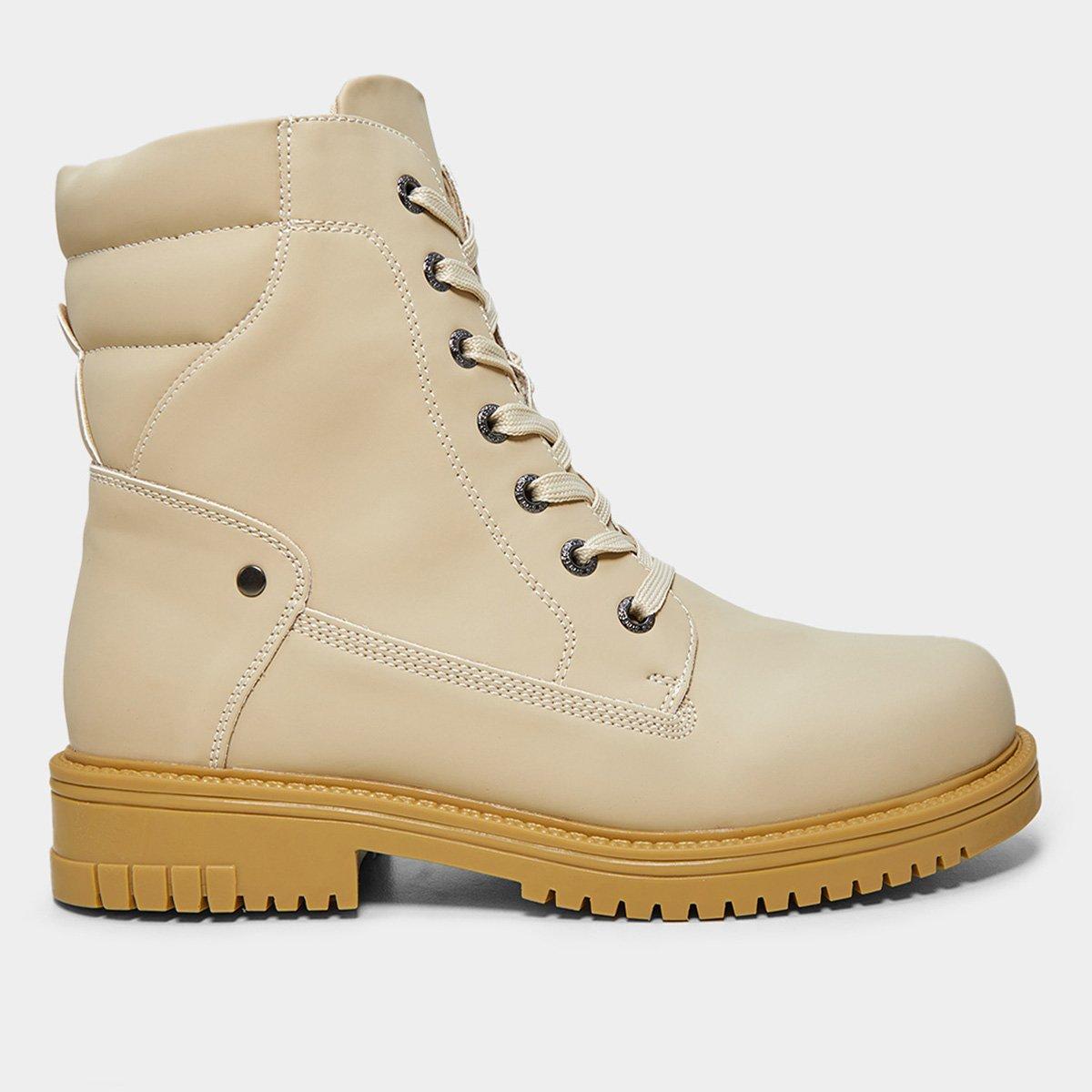 Bota Coturno Mooncity Cano Médio Feminina - 1