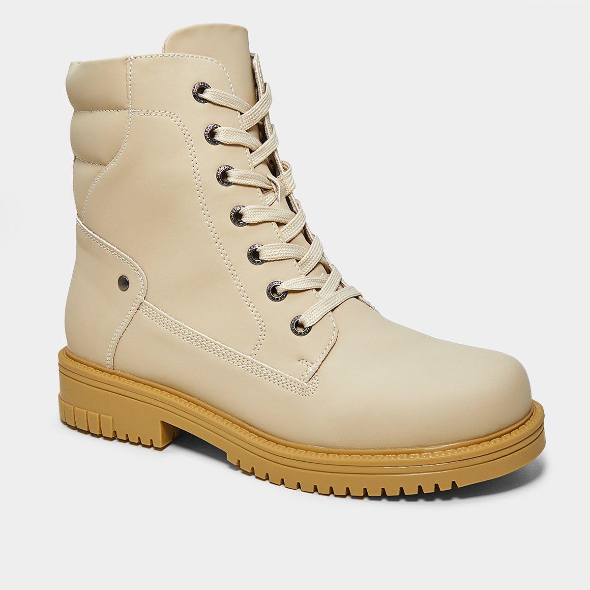 Bota Coturno Mooncity Cano Médio Feminina - 2