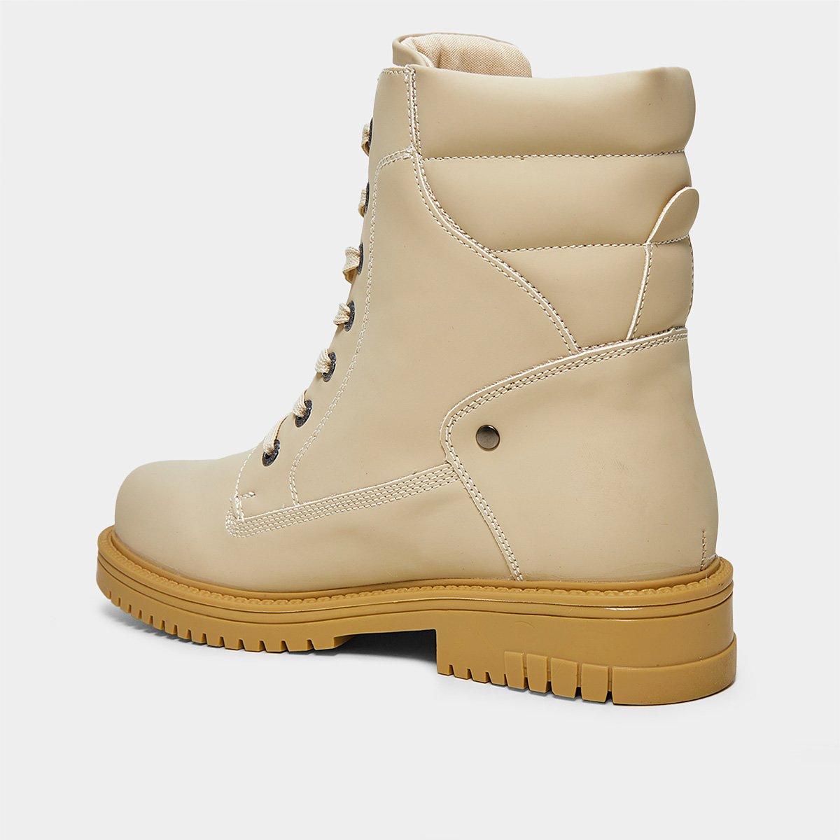 Bota Coturno Mooncity Cano Médio Feminina - 3