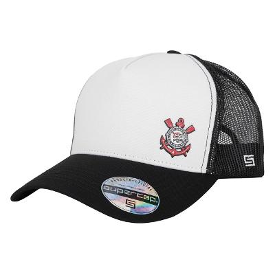 Boné Aba Curva SuperCap Corinthians Trucker Silk Snapback