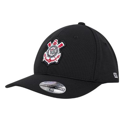 Boné Aba Curva SuperCap Corinthians Patch Bordado Snapback