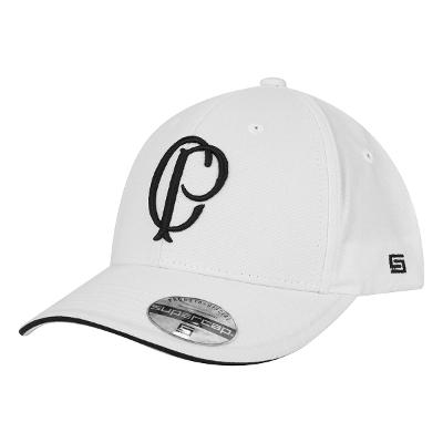 Boné Aba Curva SuperCap Corinthians Bordado Strapback