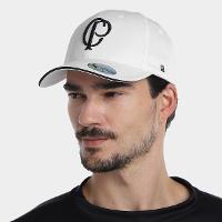 Boné Aba Curva SuperCap Corinthians Bordado Strapback - 2