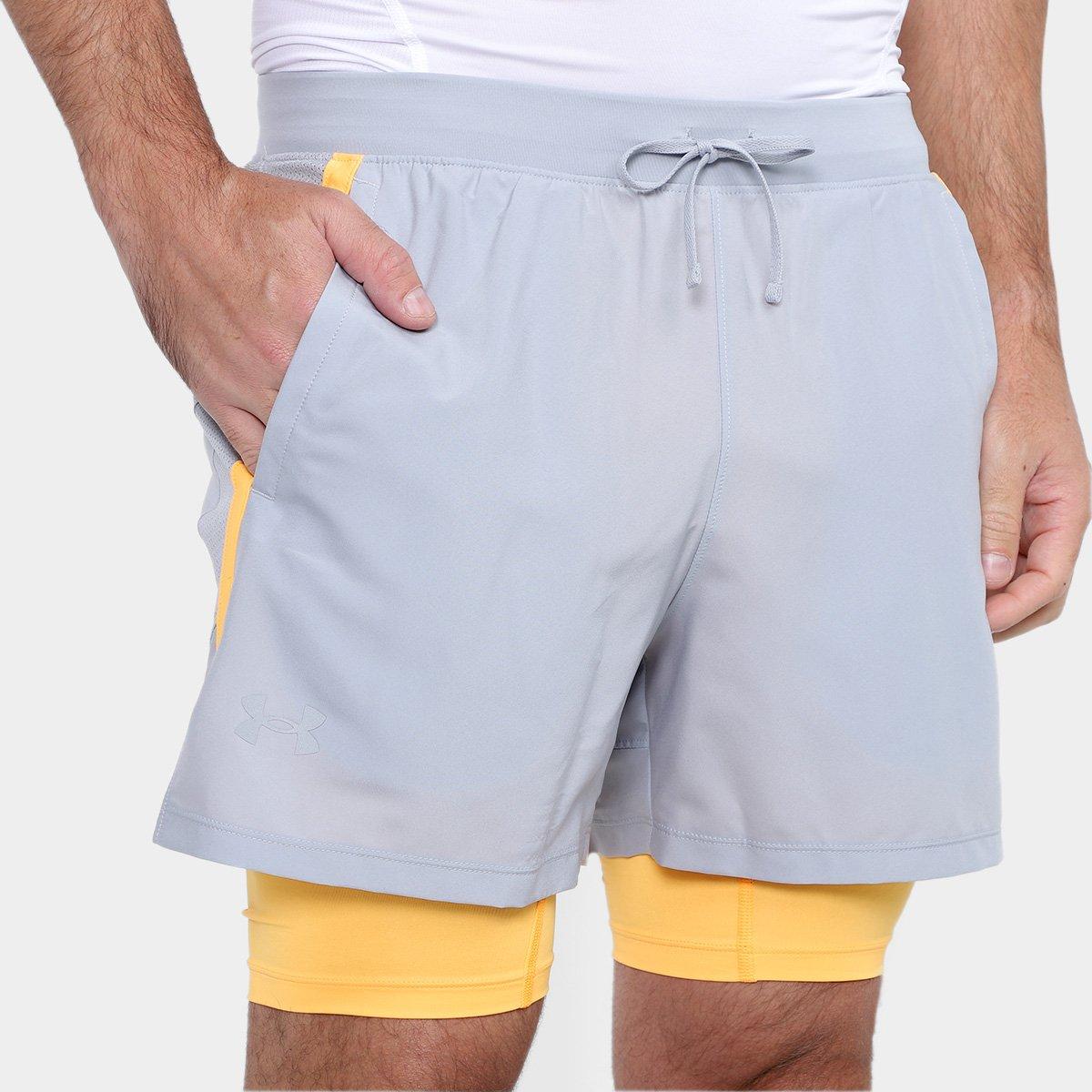 Short Under Armour 2 em 1 Launch 5 Masculino - 1
