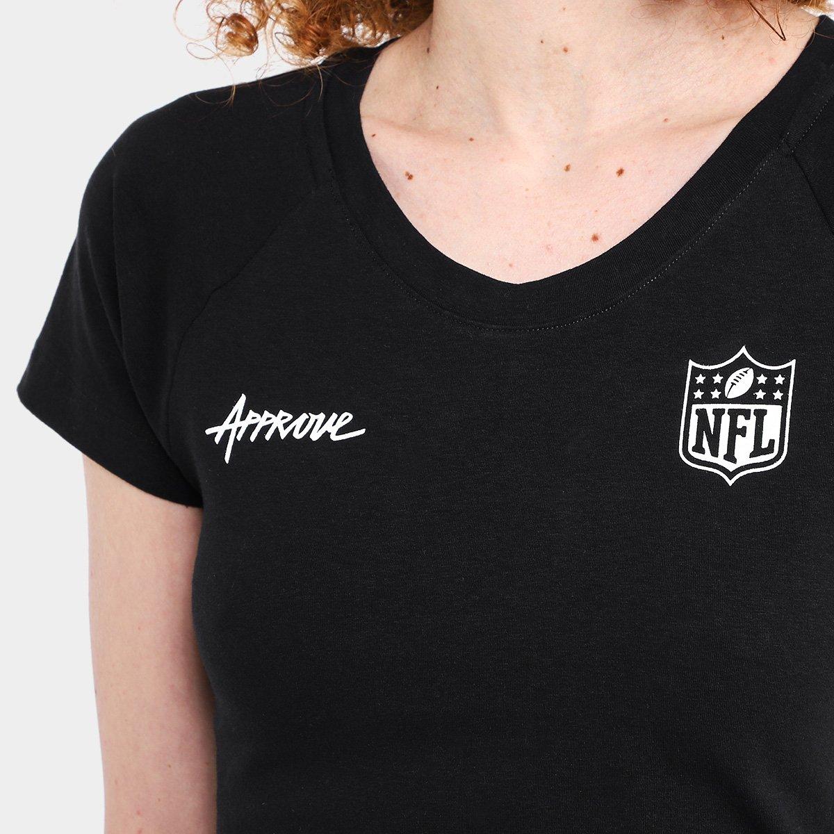 Camiseta Cropped Approve X NFL Basic Feminina - 3