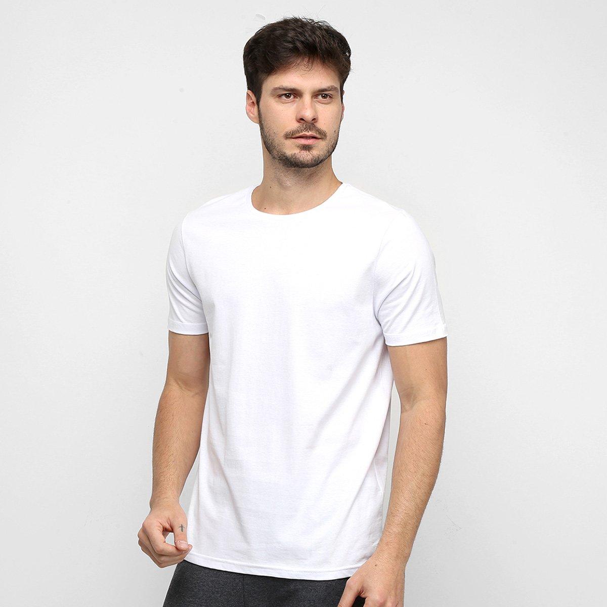 Kit Camiseta Básica Masculina c/ 5 Peças - 3