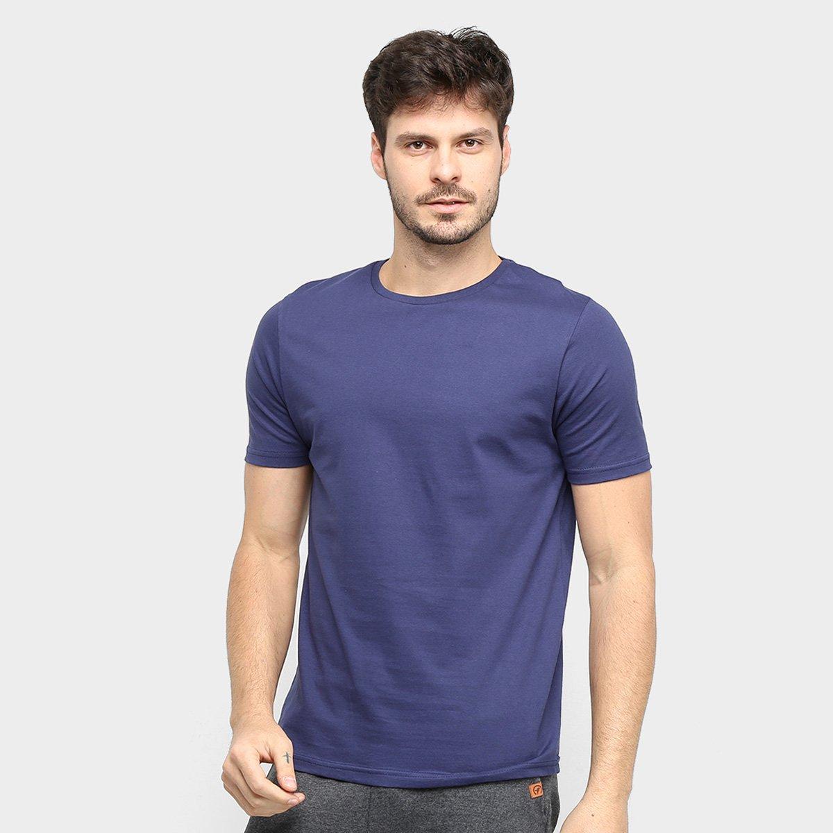Kit Camiseta Básica Masculina c/ 5 Peças - 4