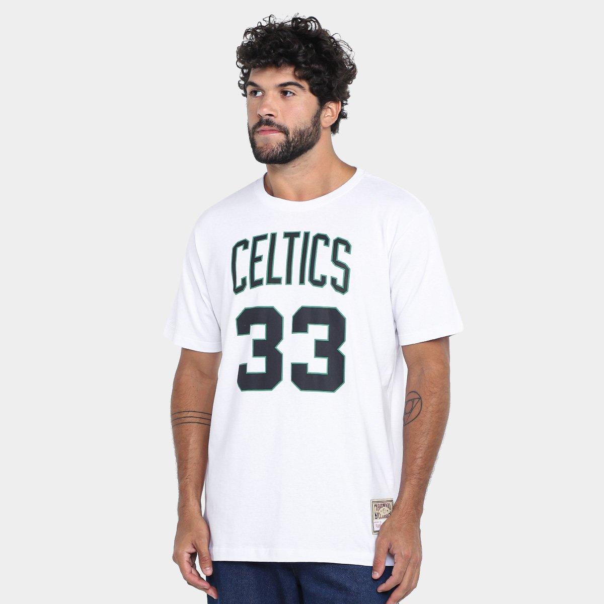 Camiseta Mitchell & Ness Boston Celtics Bird Masculina - 1